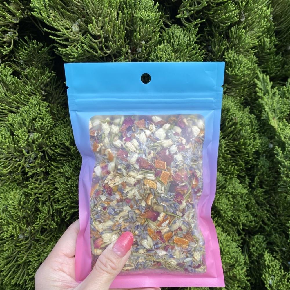 SPIRITUAL Bath Salt, Boost Sex Drive, Mini Heart Quartz